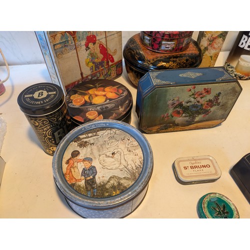 225 - A Selection Of Vintage Metal Tins