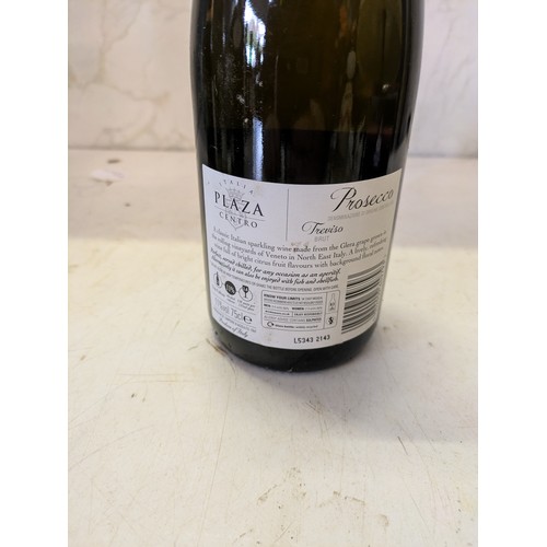 478 - a bottle of plaza Centro prosecco Treviso 75cl