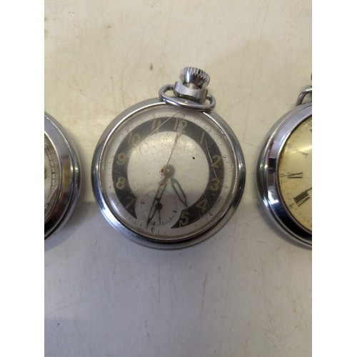 192 - 3 Ingersoll pocket watches