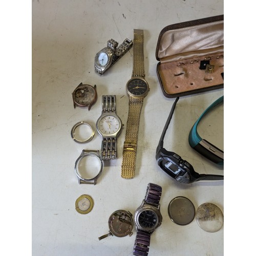 419 - a selection of watches and jewellery