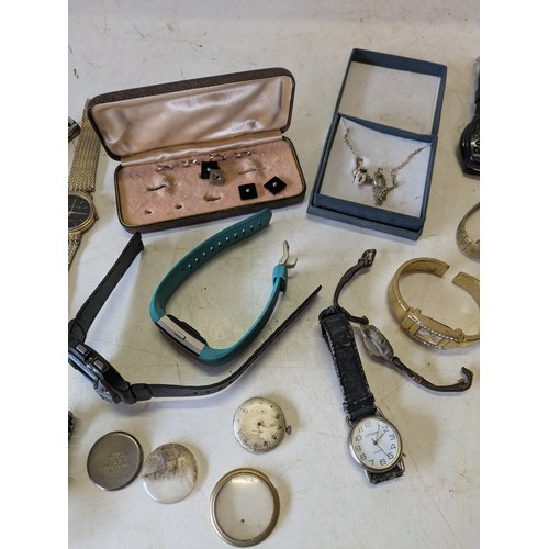 419 - a selection of watches and jewellery