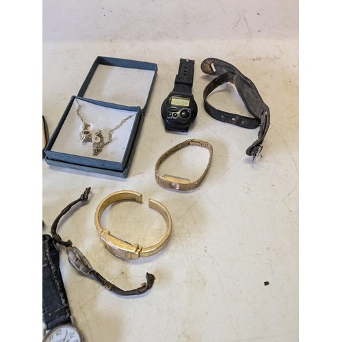 419 - a selection of watches and jewellery