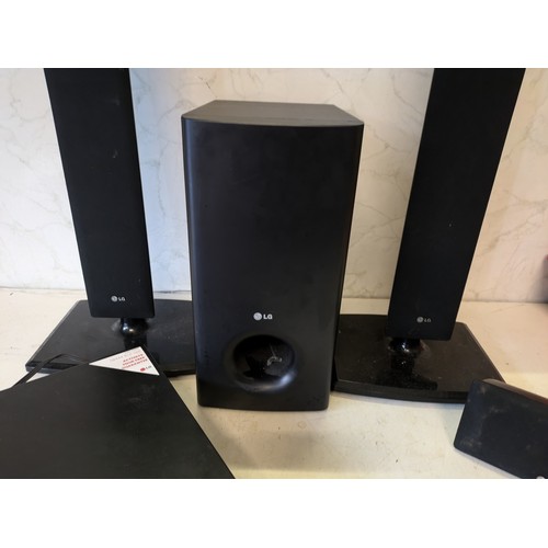 269 - an LG Model ht805ph surround sound home cinema system with DVD player