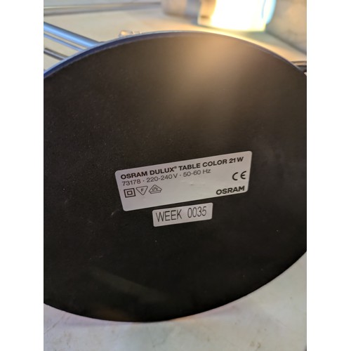 264 - a osram blue desk lamp