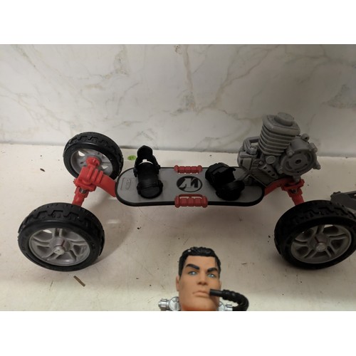 405 - a selection of action men figures and vehicles