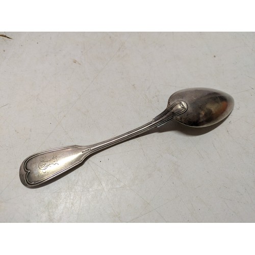 176 - An Antique German .800 Fine Silver Spoon