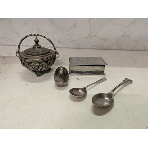 177 - A Selection of Silver Plated Objects