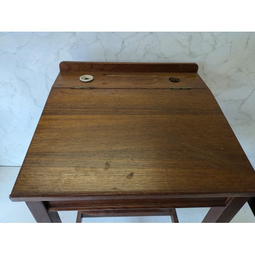 113 - a vintage school desk