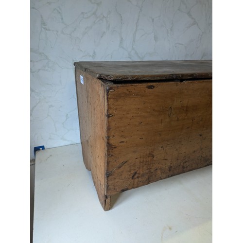 235 - Vintage pine coffer