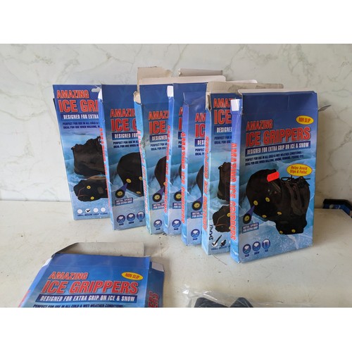 430 - a selection of brand new ice grippers/shoe spikes