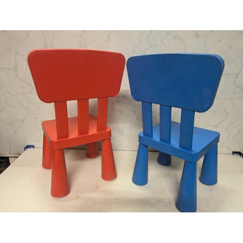 104 - a pair of children's chairs