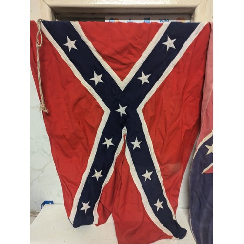 204 - a pair of Confederate flags