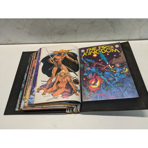 642 - A binder of 19 issues of 'The First Kingdom, Comic Book - all issues from 1-20, excluding issue 14.