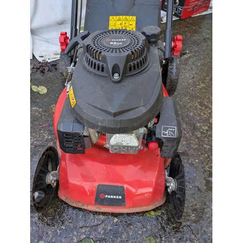 22 - Parker 98cc petrol lawn mower