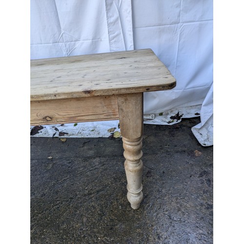 124 - a vintage pine dining table