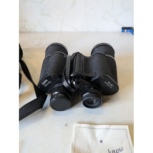 491 - a pair of Halina Discovery 16x50 binoculars in case