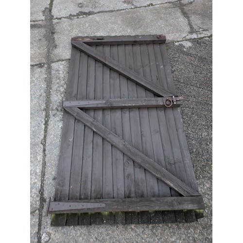 34 - Outdoor Large Wooden Garden Gate