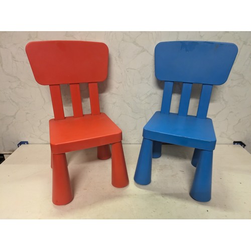 81 - a pair of children's chairs