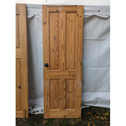 102 - A Set Of 3 Pine Interior Doors