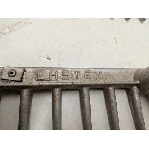 51 - A Pair Of Castex Aluminium Rake Heads