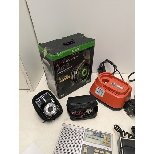 249 - A Selection Of Various Electronics Including An Xbox One Afterglow Ag9 Headset