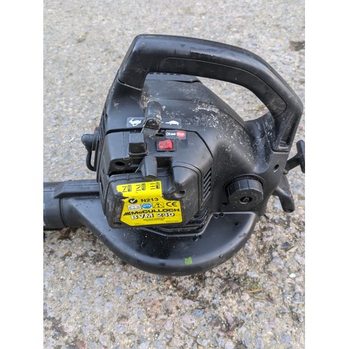 61 - Mcculloch Bvm 240 Petrol Leaf Blower