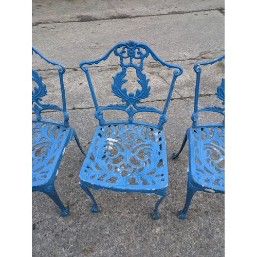 39 - A Set Of 3 Aluminium Outdoor Chairs