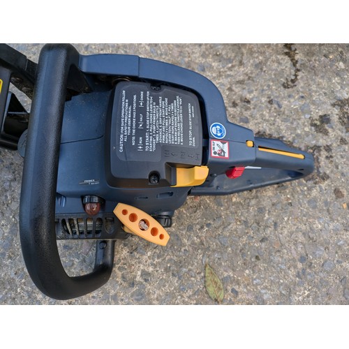 64 - Parkside Pro38Cccsa Petrol Chainsaw In Case