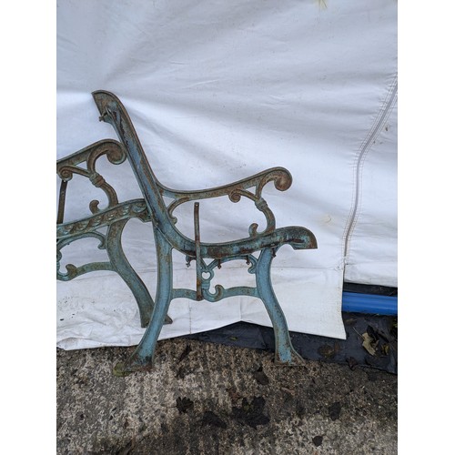 29 - A Pair Of Cast Iron Bench Ends