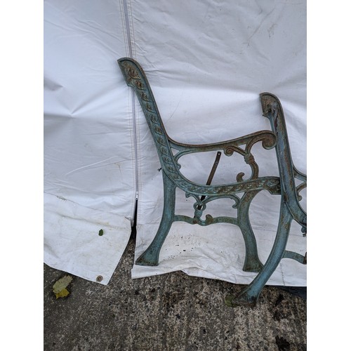 29 - A Pair Of Cast Iron Bench Ends