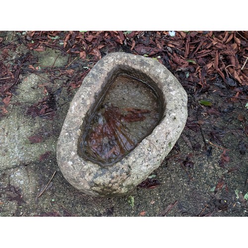 68 - An Antique Stone Planter - Heavy