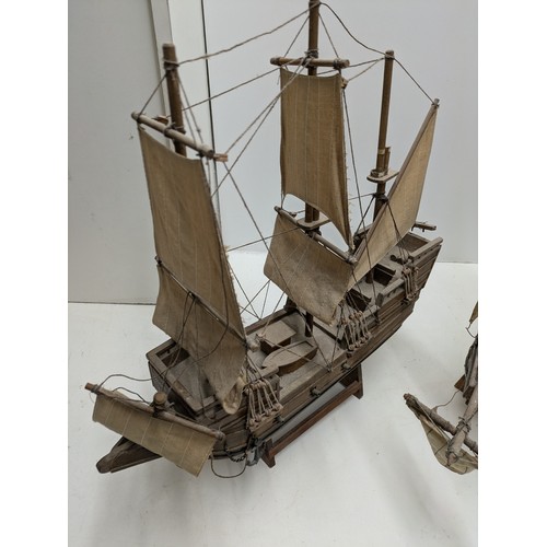 173 - A Selection Of 3 Model Ships