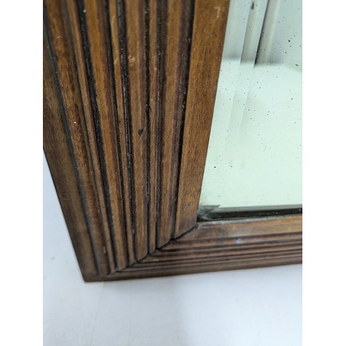 492 - A Vintage Bevelled Edge Mirror