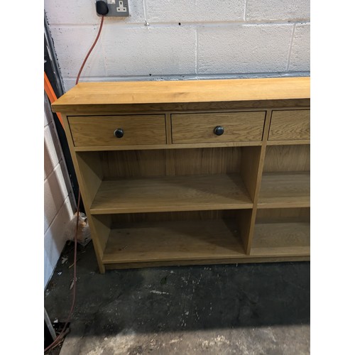 140 - A Long 6 Drawer Kitchen Side Board