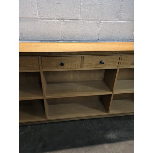 140 - A Long 6 Drawer Kitchen Side Board