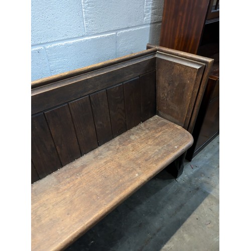 139 - A Large Antique Church Pew/Train Station Bench