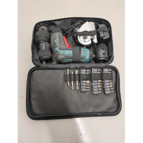 364 - Parkside Pad 4 A1 Mini Cordless Drill In Case - Working