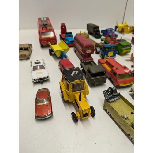 489 - A Selection Of Vintage Die Cast Model Vehicles Including Corgi And Matchbox