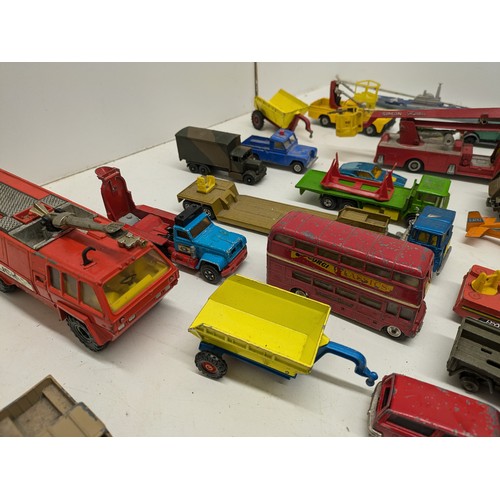 489 - A Selection Of Vintage Die Cast Model Vehicles Including Corgi And Matchbox