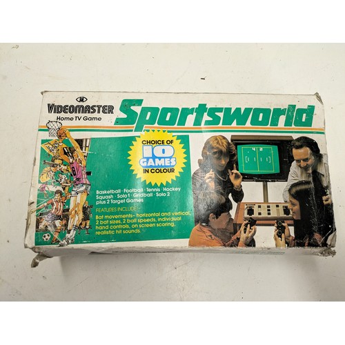 560 - Vintage Videomaster Sportsworld Home Tv Game In Box