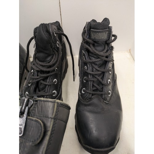 457 - Job Lot 5X Pairs Safety Boots & Shoes Including Pair Of Jolly Firefighter Boots Size 12