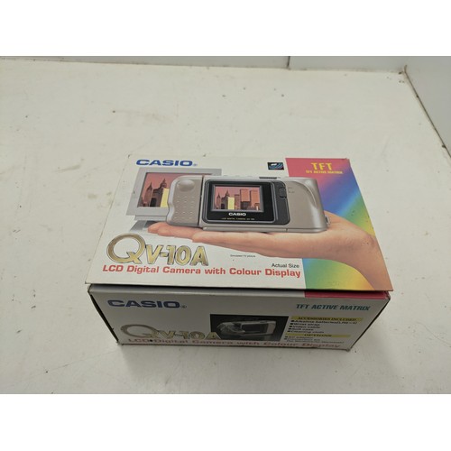 303 - A Casio Wv-10A Lcd Digital Camera With Color Display In Original Box