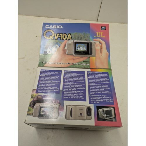 303 - A Casio Wv-10A Lcd Digital Camera With Color Display In Original Box