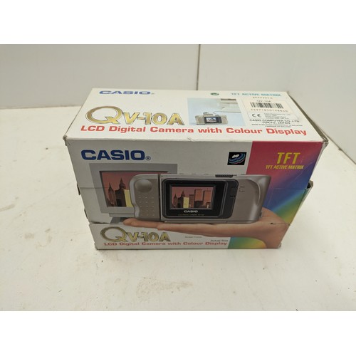 303 - A Casio Wv-10A Lcd Digital Camera With Color Display In Original Box