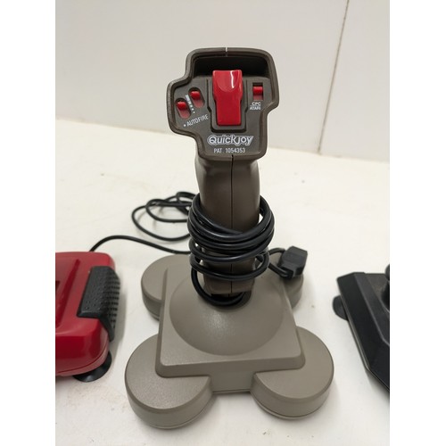 302 - A Selection Of 3 Retro Gaming Joysticks