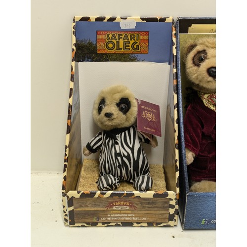 477 - A Selection Of 3 Comparethemarket Meerkat Figures With Certificates