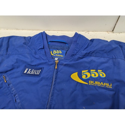 490 - A Subaru Official World Rally Team Hat And Jacket