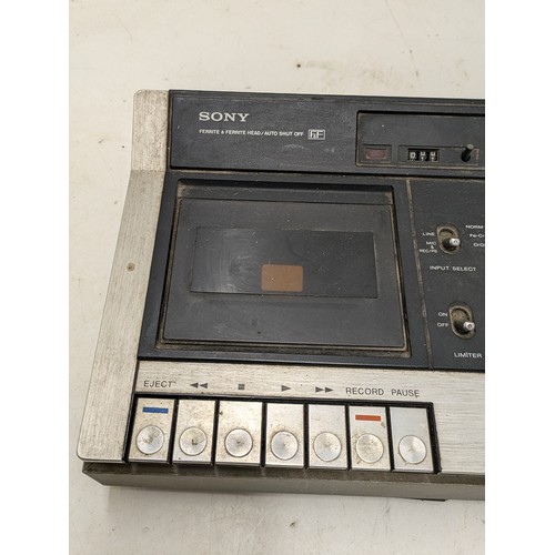 221 - Sony Tc-135Sd Stereo Cassette Player Recorder Unit