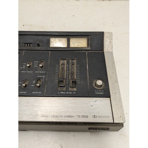 221 - Sony Tc-135Sd Stereo Cassette Player Recorder Unit