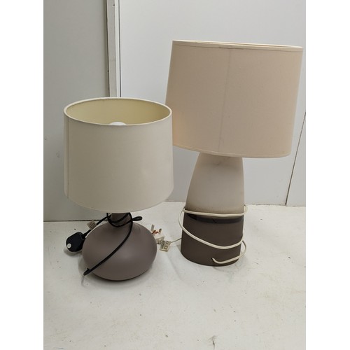 440 - A Pair Of Ceramic Table Lamps